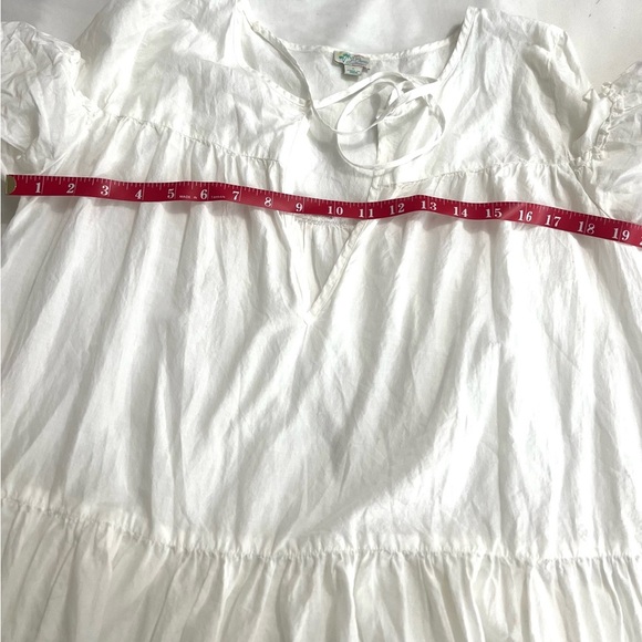 J. Crew White Tiered cotton voile Beach Maxi Dress white J.Crew - Picture 9 of 11